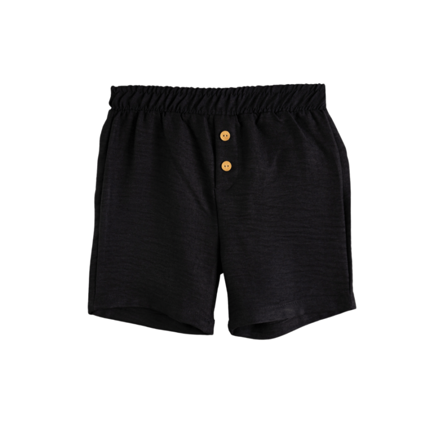 Gestreiftes Kurzarmhemd und Shorts Set in schwarz und Weiß – Bild 7